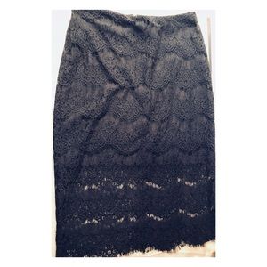 Lace Pencil Skirt